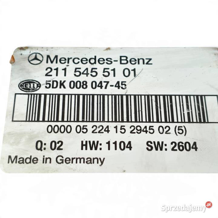 SKRZYNKA BEZPIECZNIKÓW Mercedes E klasa W211 Skrzynki bezpieczników lubelskie Chełm