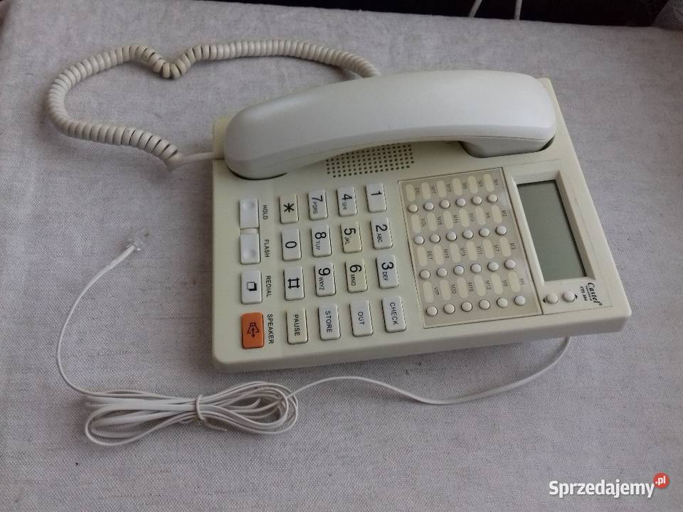 Telefon scacjonarny biały Tomaszów Lubelski sprzedam