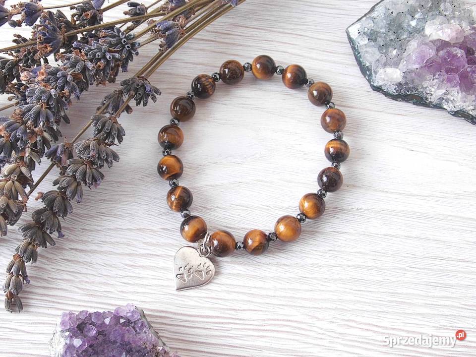 Bransoletki na gumce tygrysie oko hematyt Pozostałe małopolskie Kraków