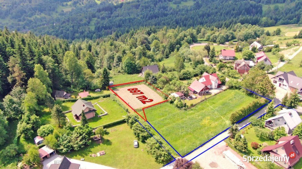 Działka budowlana z widokiem na Babią Górę Zawoja