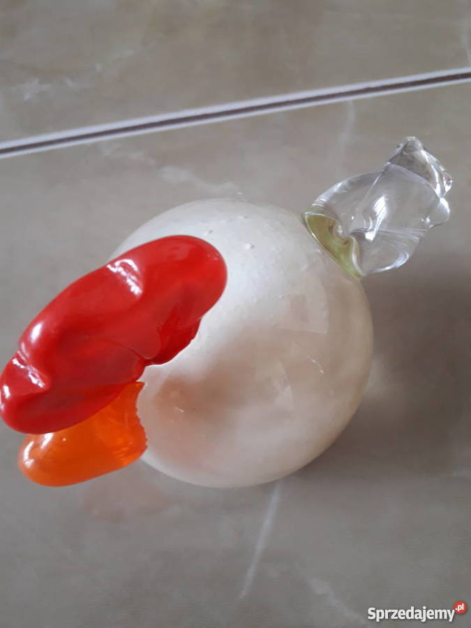 Szklany przycisk papieru Caitnes Kurczak Tikka Janów Lubelski