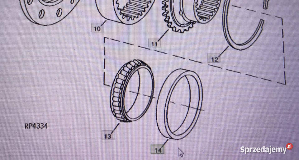 John Deere JD9115pierścień zewnętrznyJohn Deere Rolnictwo Jastrzębniki