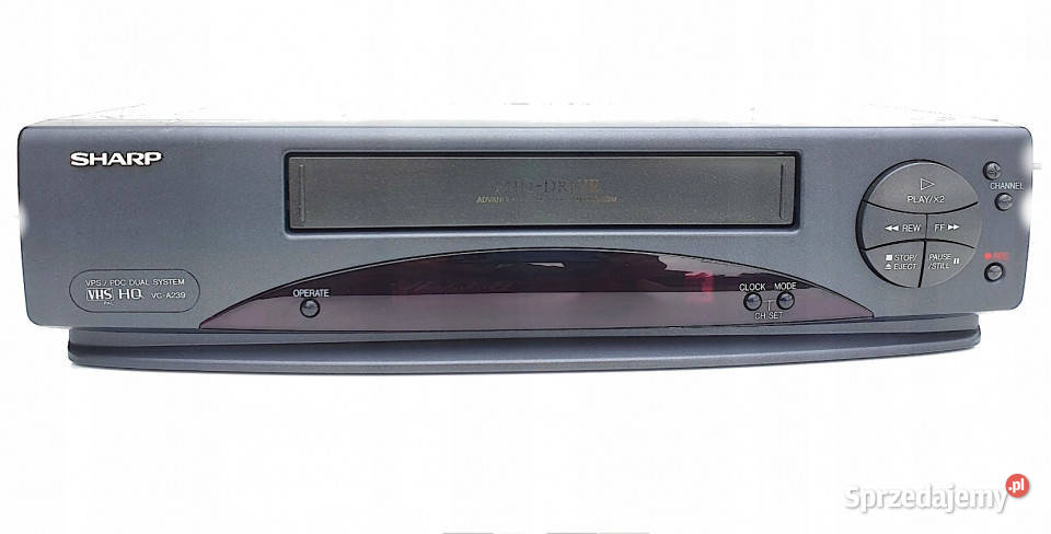 Video magnetowid SHARP VC A 239 VCA239 VHS wielkopolskie Międzychód sprzedam