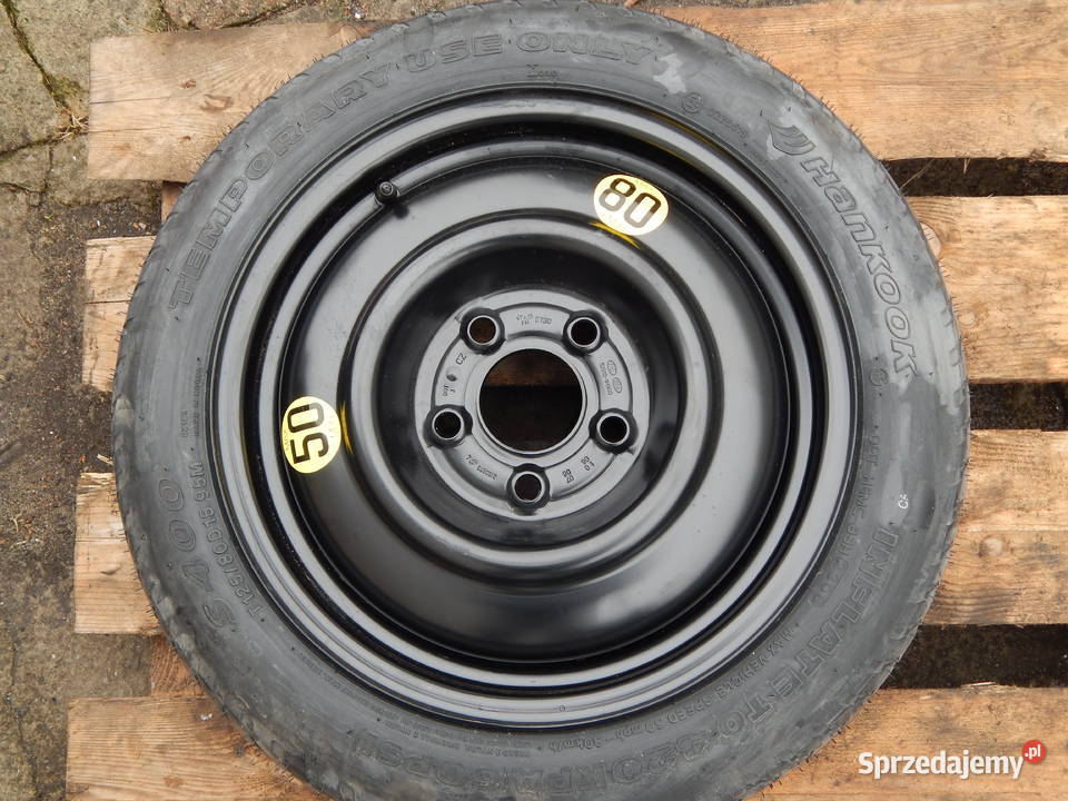 KOŁO DOJAZDOWE ZAPAS T12580D15 5x1143 KIA CEED I mazowieckie Warszawa