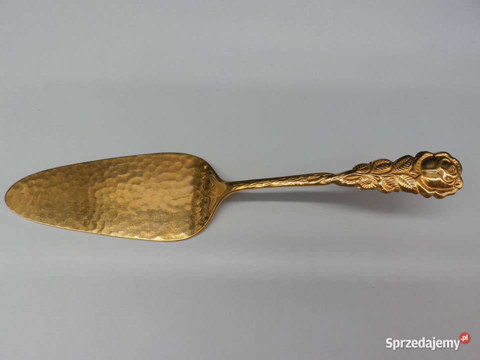 Łopatka do tortów z różą BMF Antyki wielkopolskie Raszków