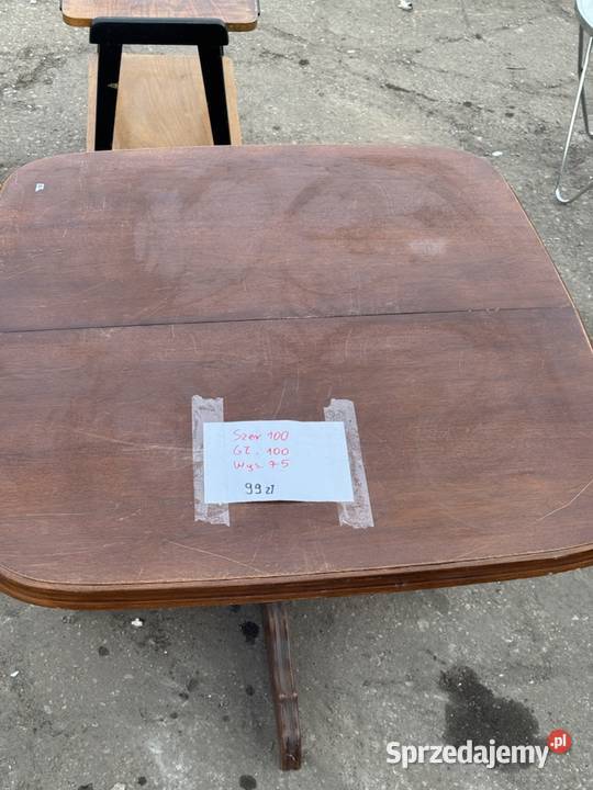 Stół Kuchenny rozkładany na nodze Zielonka