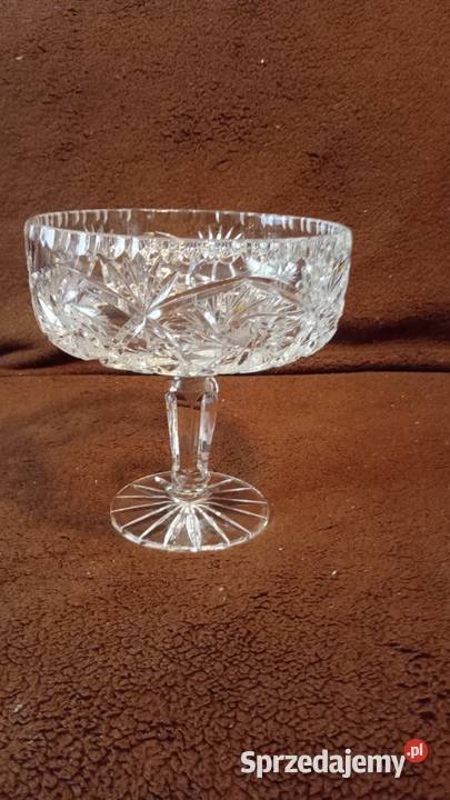 PIĘKNA PATERA KRYSZTAŁOWA NA NODZE Zielona Góra