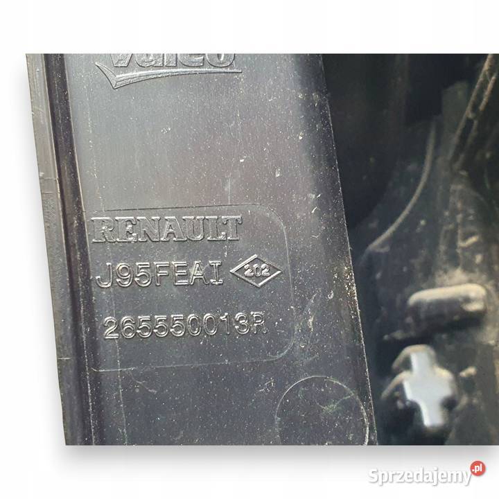 LAMPA LEWA Renault Scenic III tylna tylnia lewy