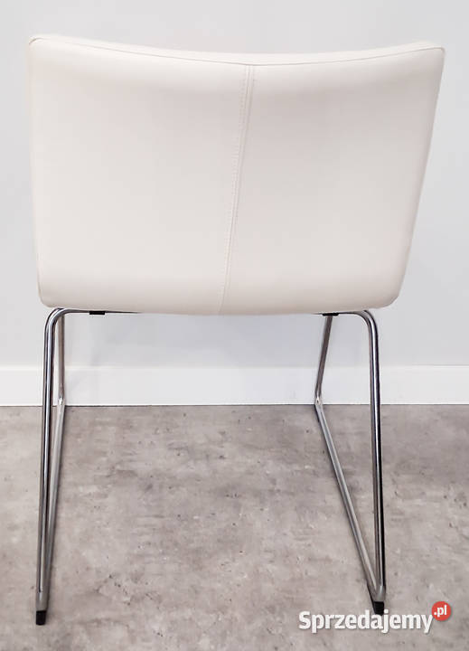 Krzesło Ikea Bernhard biała skóra Krzesła Częstochowa