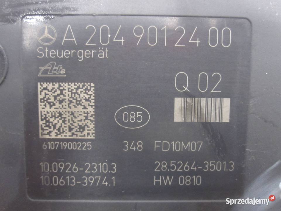 MERCEDES C KLASA S204 W204 10r pompa ABS