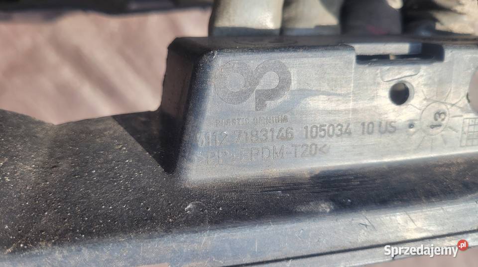BMW X6 E71 DOKŁADKA DYFUZOR ZDERZAKA TYŁ SPOILER Ruda Śląska