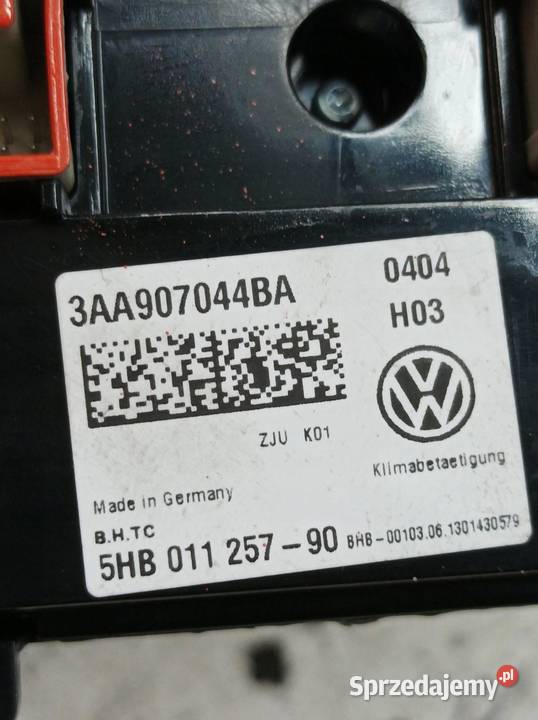 PANEL NAWIEWU 3AA907044BA VW Volkswagen Passat