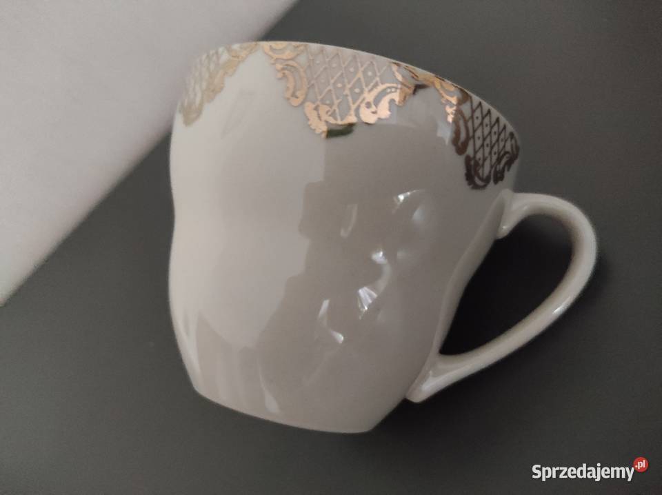 Filiżanki Sonia porcelana Pruszków 2 wzory Warpechy Stare