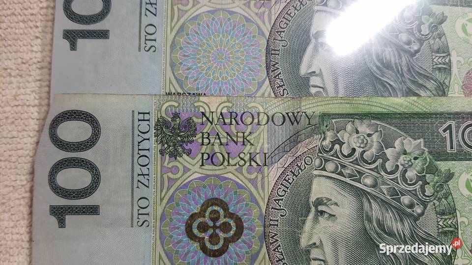 100 Złotych 1994 YL błąd druku BRAK HOLOGRAMU mazowieckie Warszawa sprzedam