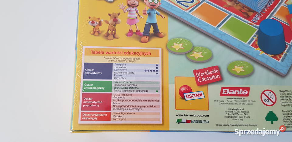 Nowa gra Lisciani Mały Geniusz Quiz Język Polski mazowieckie Warszawa sprzedam