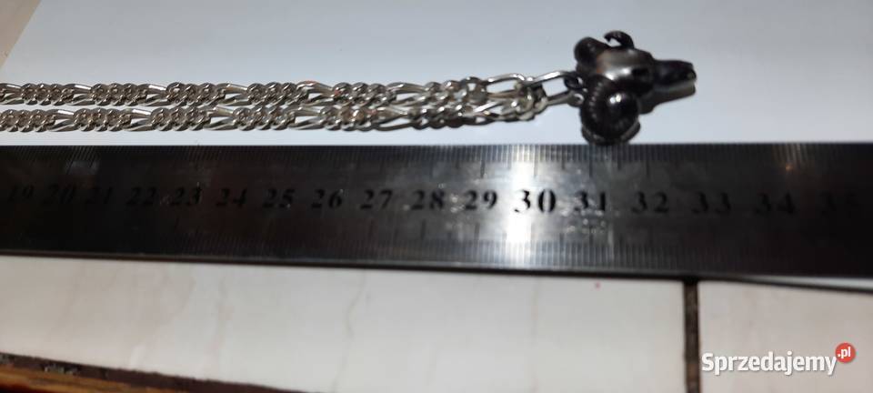łańcuszek z czaszką barana srebro Warszawa