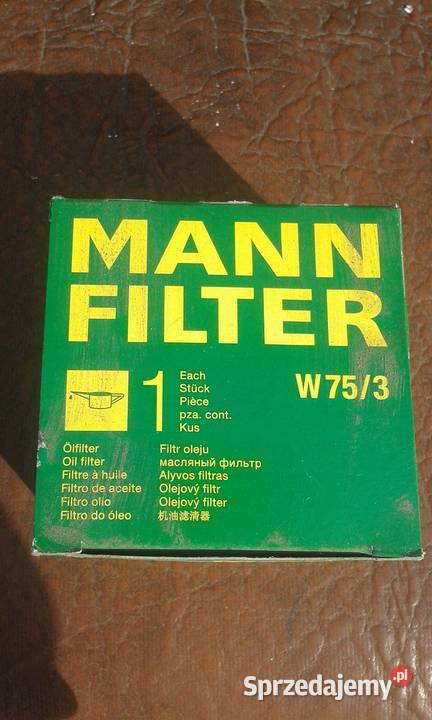 Filtr oleju MANNFILTER W 753 Alfa romeo 156 Włocławek