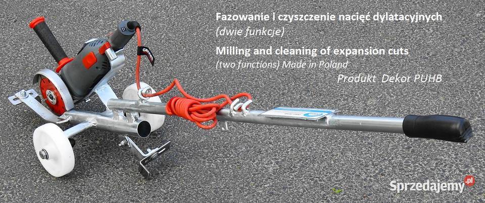 Frezarka do fazowania nacięć dylatacji Poznań sprzedam