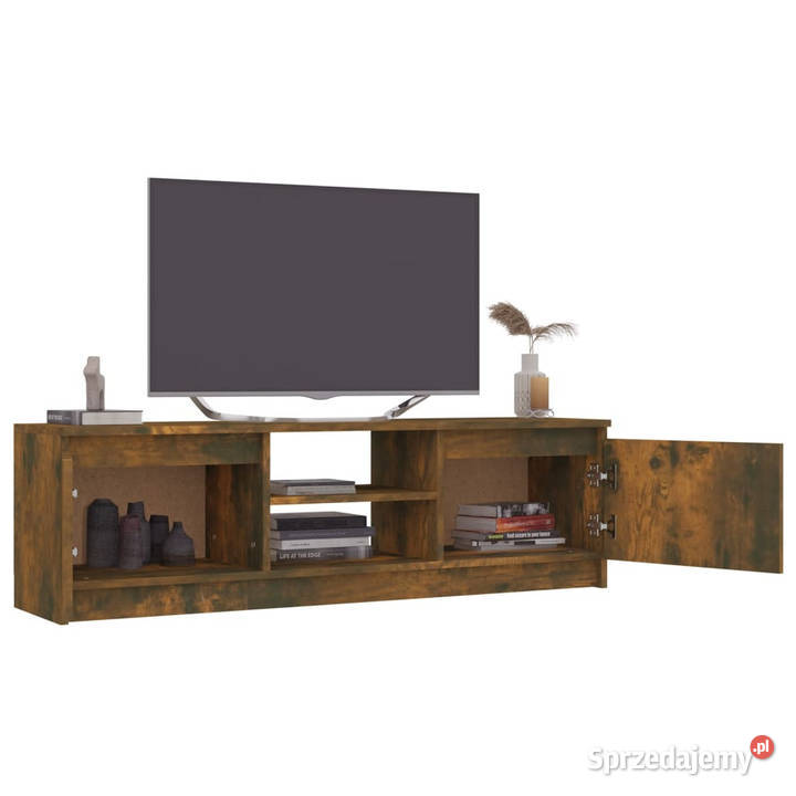 Szafka pod telewizor przydymiony dąb 120x30x355 Warszawa