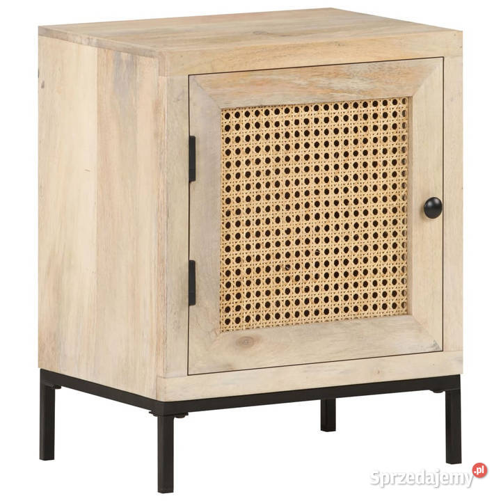 Szafka nocna 40x30x50 drewno mango i naturalna mazowieckie Warszawa