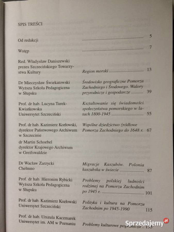 3596 Regionalizm Pomorski Historia Kultura Szczecin