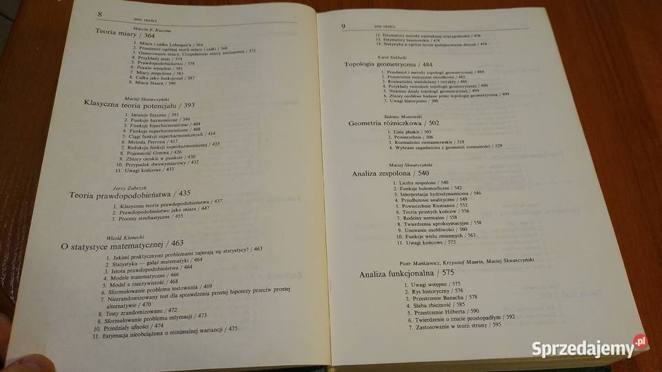 Leksykon matematyczny Kordos Skwarczyński matematyka Gdańsk