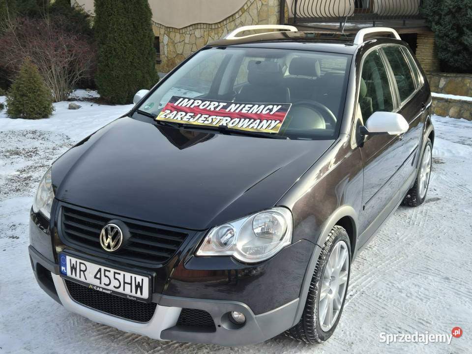 Volkswagen Polo Cross 2007r 14B Wyjątkowo kurtyny powietrzne Radom