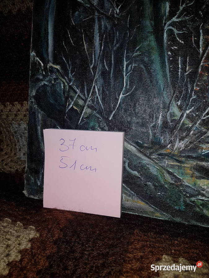 Obraz malowany na płótnie wym37x51 Malarstwo Mielec