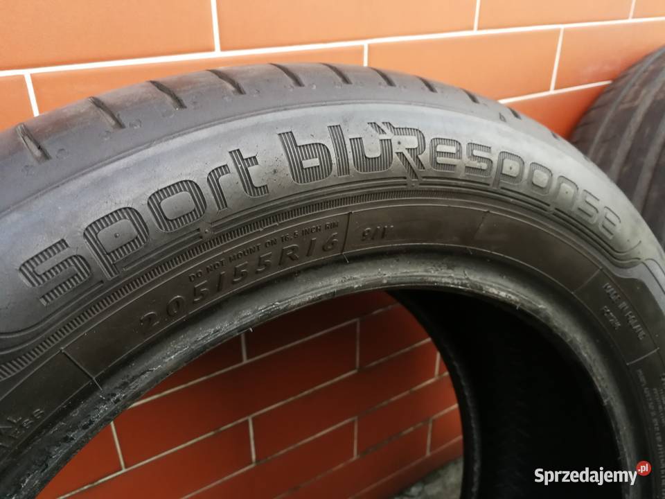 Komplet Opon Letnich Dunlop Sport Bluresponse 16cale Tomaszów Mazowiecki