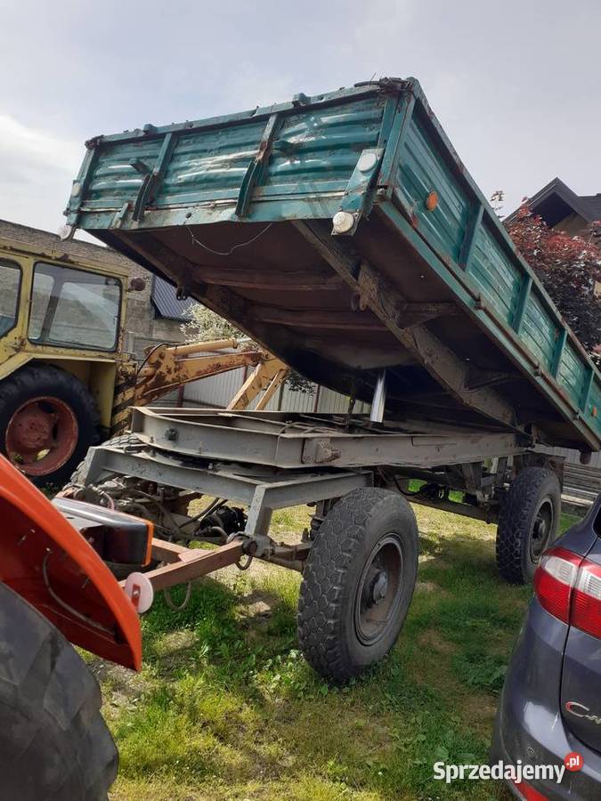 Przyczepa D55 Wywrotka Trzystronna 6 tonowa Bodzentyn