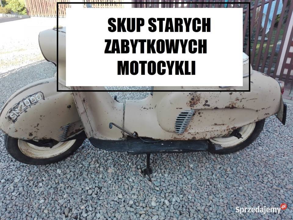 SKUP STARE ZABYTKOWE MOTOCYKLE MOTOROWERY MOTORY Kluczbork
