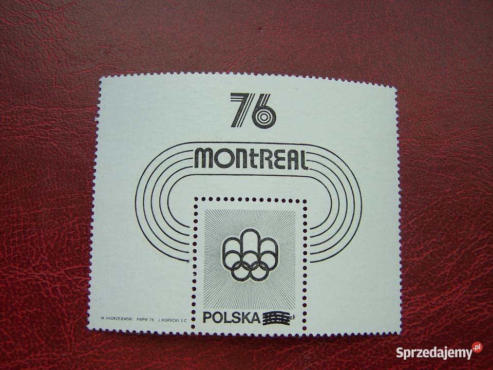 Polska 1976 MNH Sport Olimpiada Montreal 76 CZARNODRUK