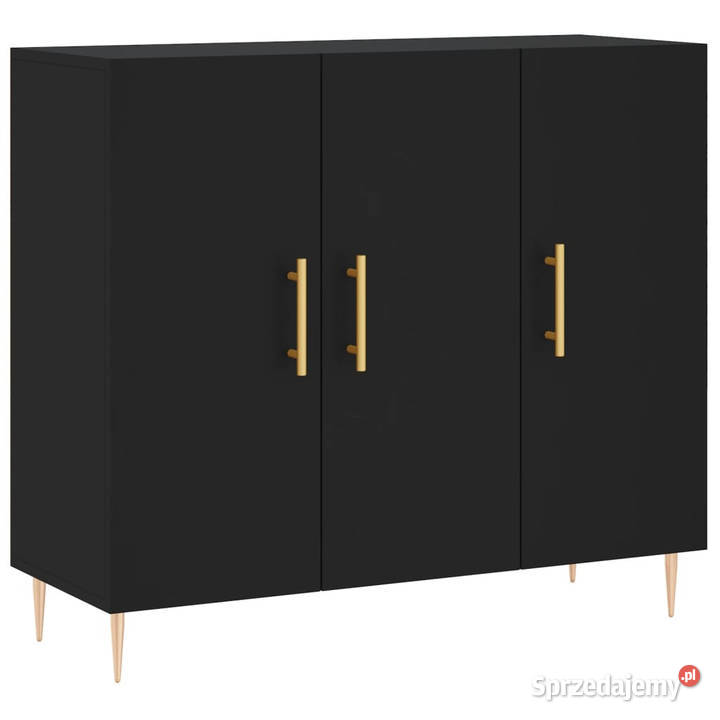 Szafka czarna 90x34x80 materiał drewnopochodny Pozostałe Warszawa