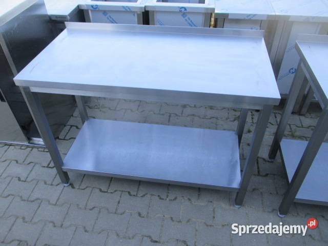 STÓŁ GASTRONOMICZNY Z PÓŁKĄ PRZYŚCIENNY 1206085 Ostrów Wielkopolski