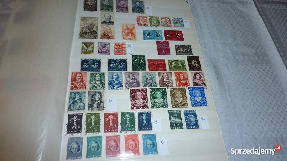 Album starych znaczków Holandia Norwegia Filatelistyka Bukowno