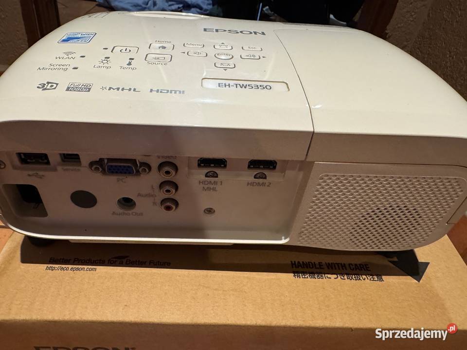 Projektor EPSON EHTW5350 3LCD kino domowe Elektronika Dąbrowa Górnicza