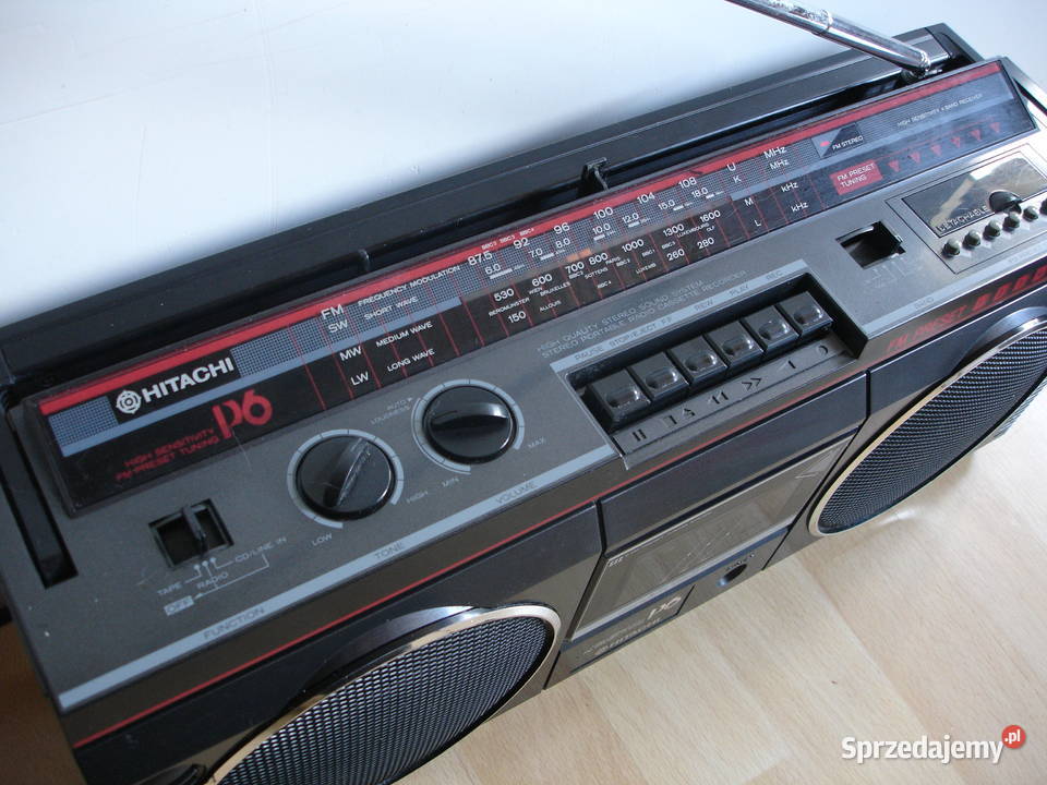 Radiomagnetofon HITACHI TRKP6 Zielona Góra sprzedam