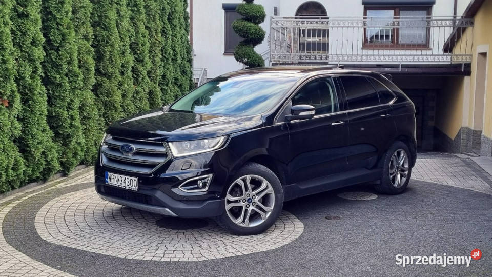 Ford EDGE Bogata Wersja AWD TITANIUM 180 klimatyzacja EDGE mazowieckie Płońsk