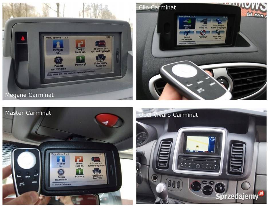 Renault Carminat TomTom mapy 2024 radary język V