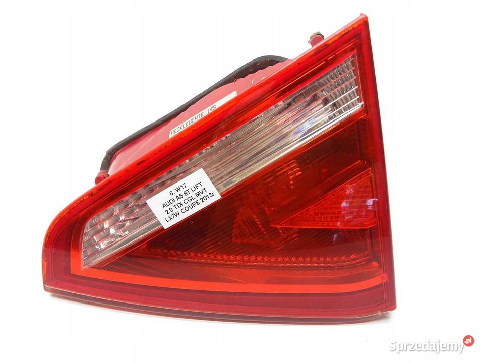 LAMPA PRAWA PRAWY TYŁ TYLNA W KLAPE AUDI A5 8T