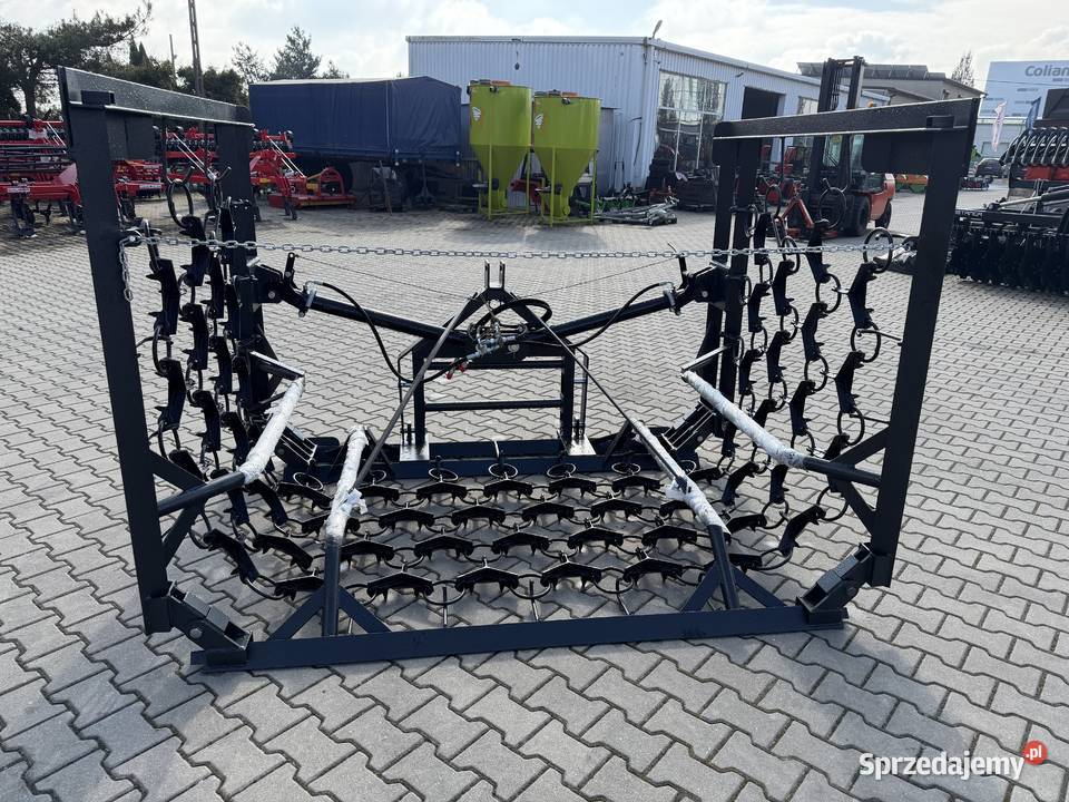 Włóka łąkowopolowa 5m 2siłowniki MetalTechnik Opatówek