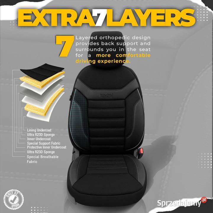 Pokrowce samochodowe komplet pokrowców jakość Gniezno sprzedam