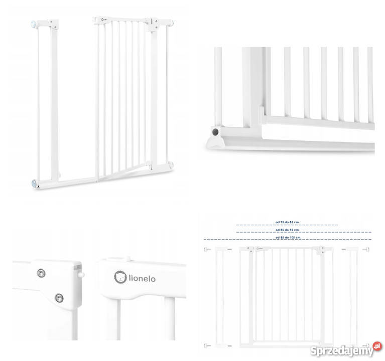 BARIERKA BRAMKA LIONELO TRUUS DRZWI SCHODY do Zabezpieczenia, nianie elektroniczne wielkopolskie