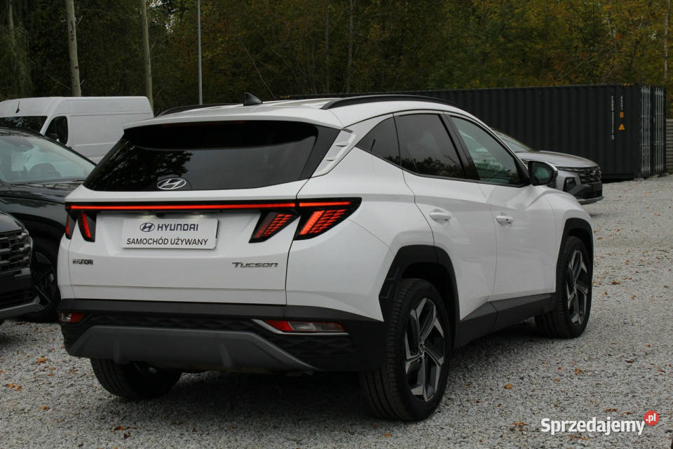 Hyundai Tucson 16TGDI 150 Platinum BIAŁA PERŁA czujnik parkowania Piotrków Trybunalski sprzedam