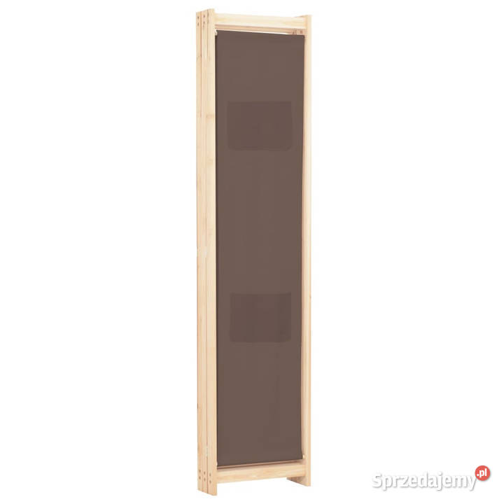 Parawan 3panelowy brązowy 120x170x4 tkanina Pozostałe Warszawa sprzedam