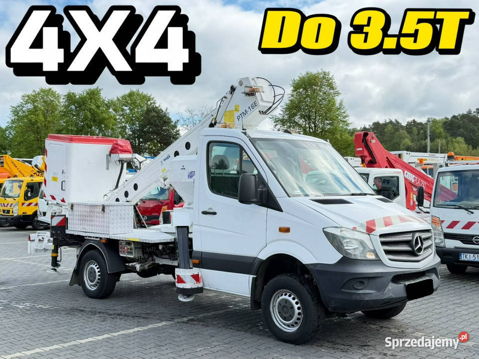 Mercedes Sprinter 316 CDI 4X4 PODNOŚNIK KOSZOWY ASR (kontrola trakcji) Widełki sprzedam