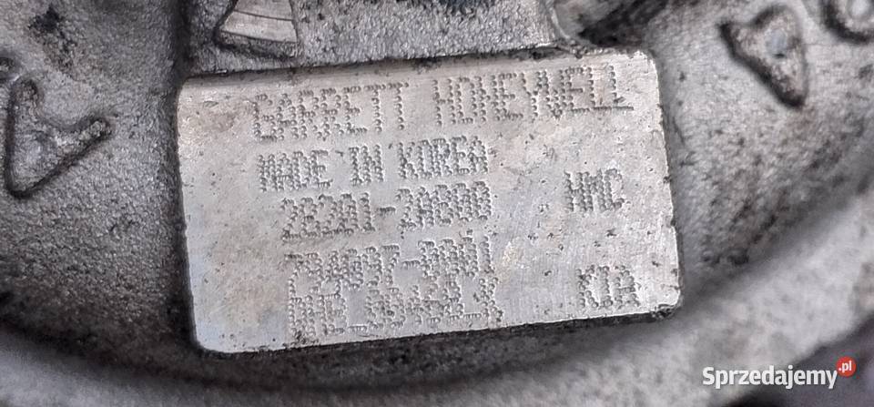 Turbosprężarka garrett 17 crdi Hyundai kia osobowe świętokrzyskie Bodzechów