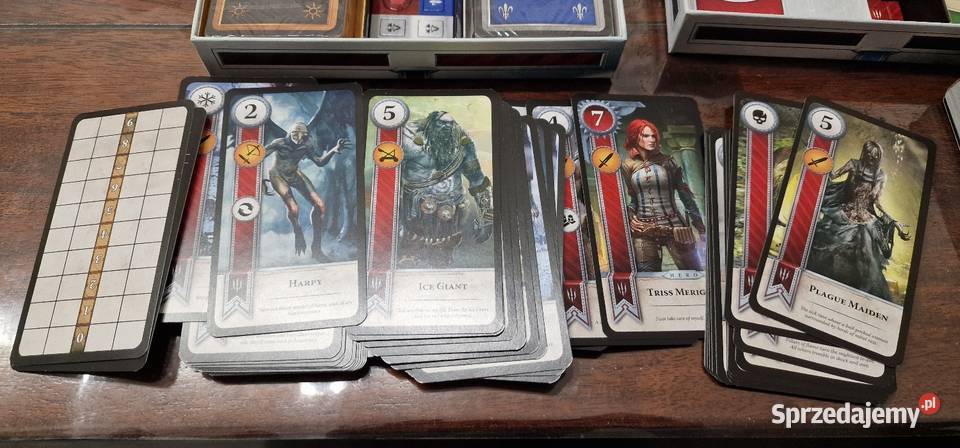 Wiedzmin karty gwint karty do gwinta 4 talie Augustów