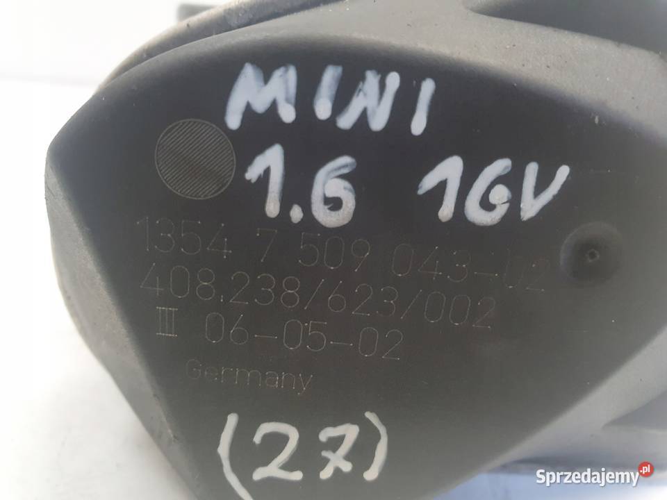 Mini Cooper R50 R53 16 16V PRZEPUSTNICA 7509043 Janów