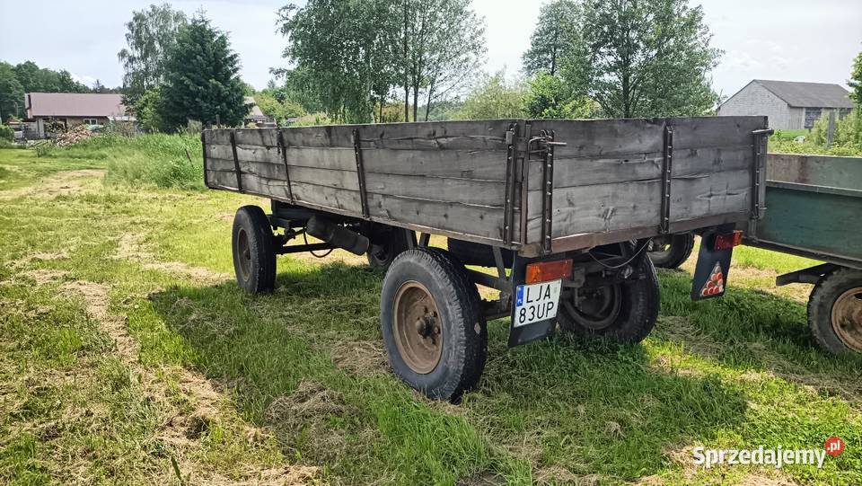 Przyczepa Sanok d44b 35t lubelskie Krzemień Drugi